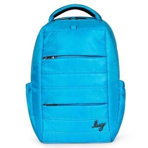 NWT Lug Hopper Backpack Sky Blue Highlighter Neon